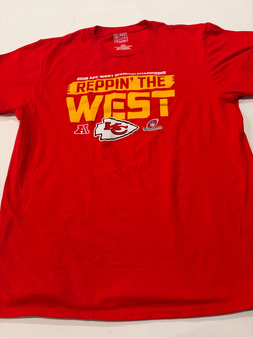 Kansas City Chiefs Red 'Reppin' The West' Graphic Tee - Fanatics